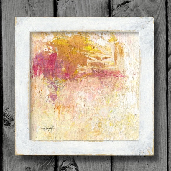 Framed Abstract Painting, by Kathy Morton Stanion - Serenity Abstraction 4 - Picture 2 of 4